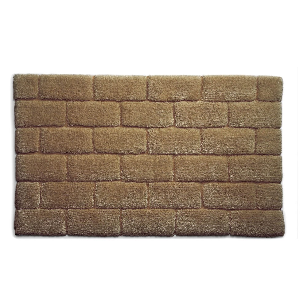 Hug Rug Bamboo Brick mats in Latte